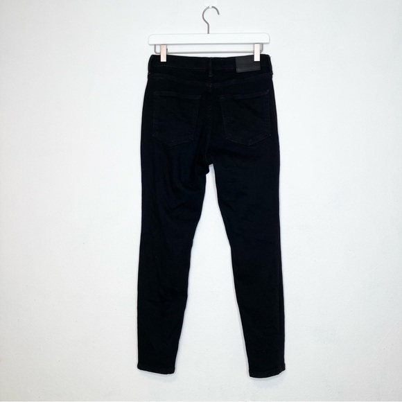 Everlane The High Rise Skinny black denim jeans size 28 ankle - Picture 6 of 12